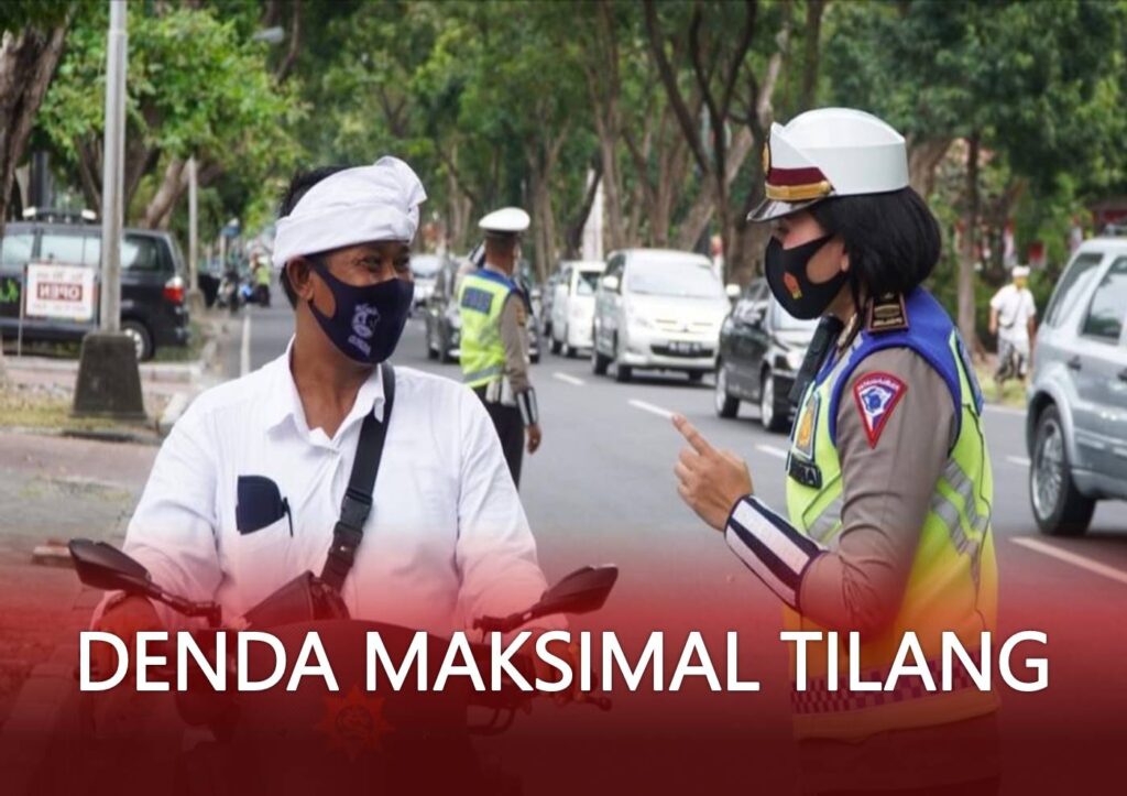 denda maksimal tilang