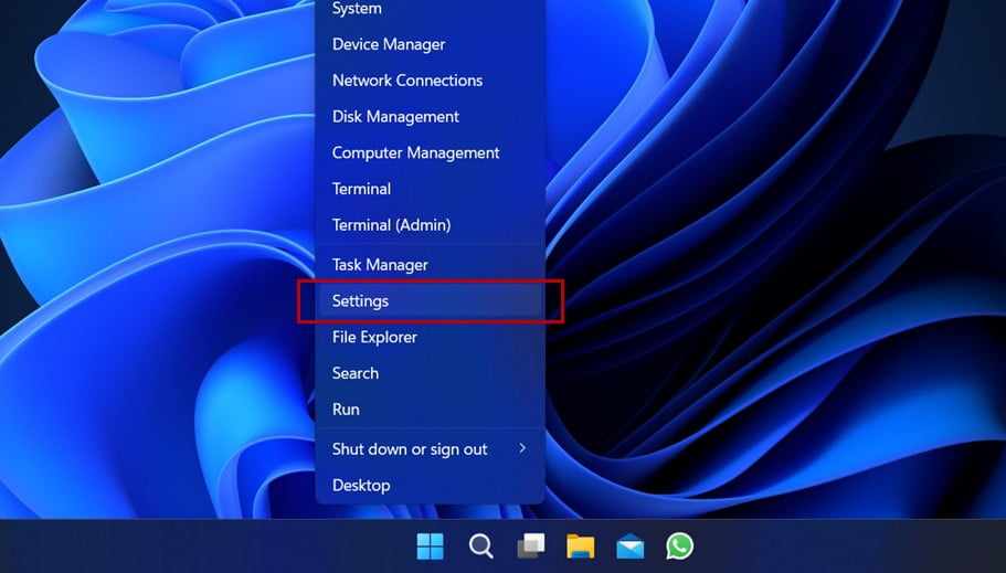 windows 11 settings