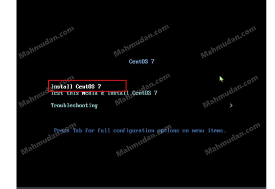 Install CentOS 7