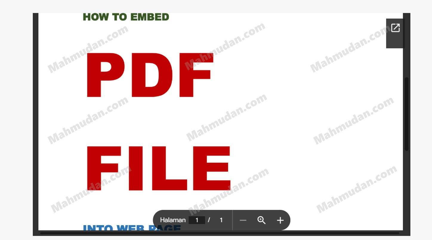 Cara Mudah Menampilkan file PDF di Situs Web tanpa Plugin