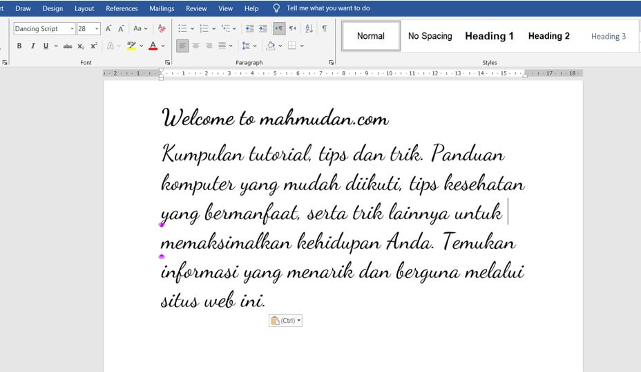 Cara Menambah Font Tulisan Tangan di Word – 6 Langkah Mudah