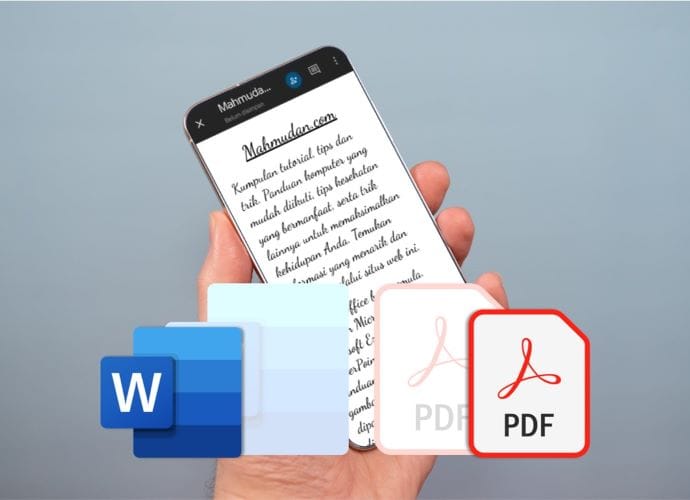 2 Cara Mudah Konversi Word ke PDF di HP Android