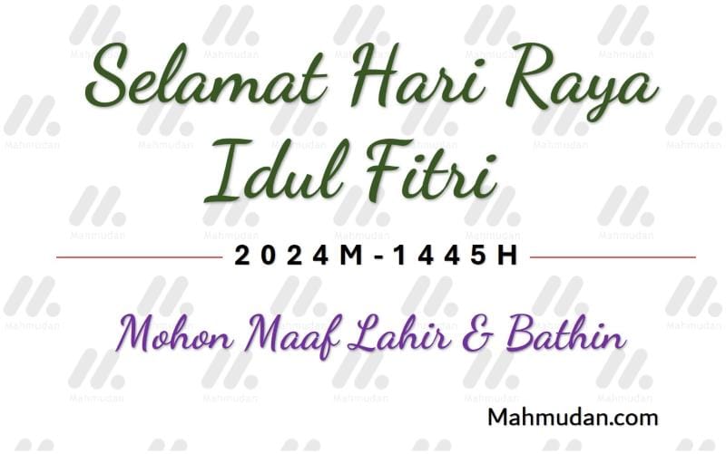 selamat idul fitri 1445 H